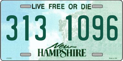 NH license plate 3131096