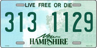 NH license plate 3131129