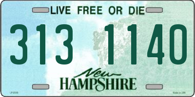 NH license plate 3131140