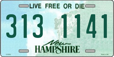 NH license plate 3131141
