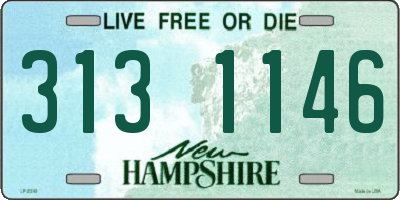 NH license plate 3131146