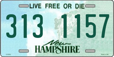 NH license plate 3131157