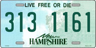 NH license plate 3131161
