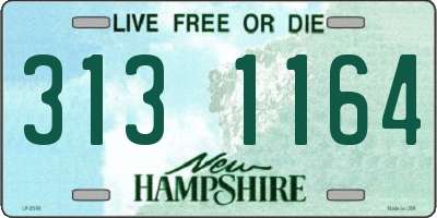 NH license plate 3131164