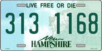 NH license plate 3131168