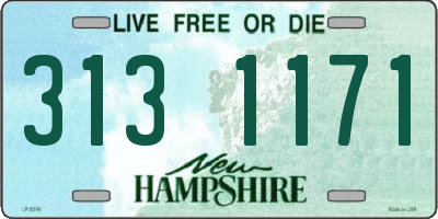 NH license plate 3131171