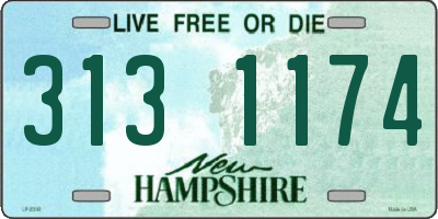 NH license plate 3131174