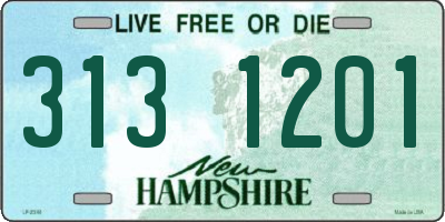 NH license plate 3131201