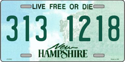 NH license plate 3131218