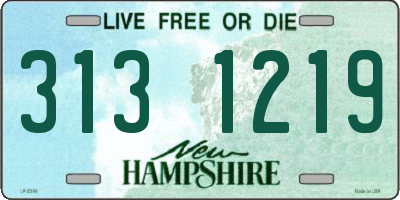 NH license plate 3131219
