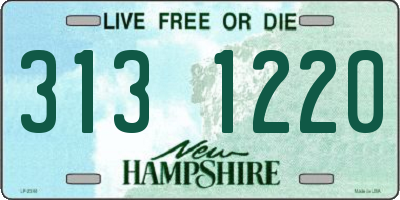 NH license plate 3131220