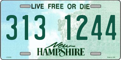 NH license plate 3131244