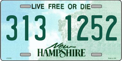 NH license plate 3131252