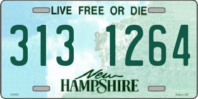 NH license plate 3131264