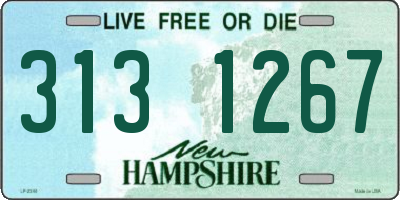 NH license plate 3131267