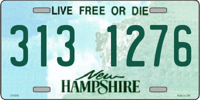 NH license plate 3131276