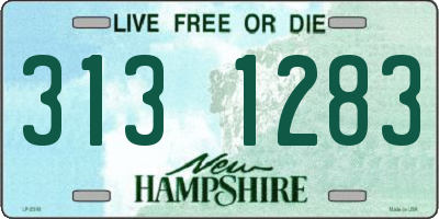 NH license plate 3131283
