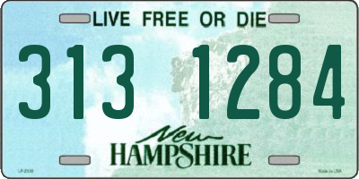 NH license plate 3131284
