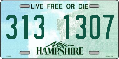 NH license plate 3131307