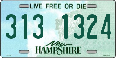 NH license plate 3131324