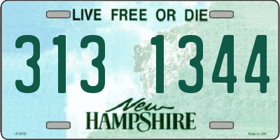 NH license plate 3131344