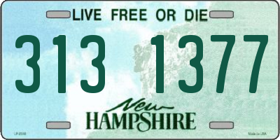 NH license plate 3131377