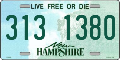 NH license plate 3131380