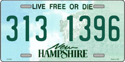 NH license plate 3131396
