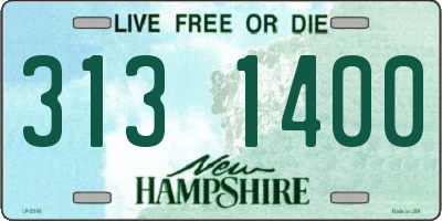 NH license plate 3131400