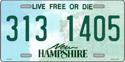 NH license plate 3131405