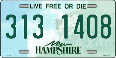 NH license plate 3131408