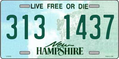 NH license plate 3131437