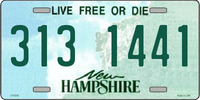 NH license plate 3131441