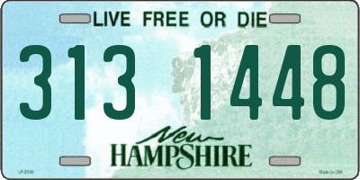 NH license plate 3131448