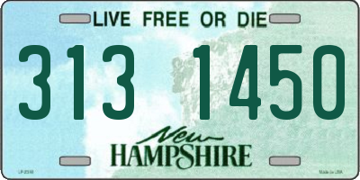 NH license plate 3131450
