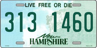 NH license plate 3131460