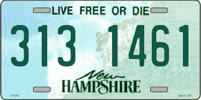 NH license plate 3131461