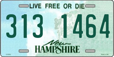 NH license plate 3131464