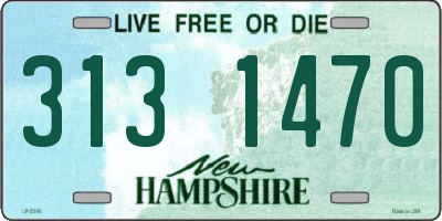 NH license plate 3131470