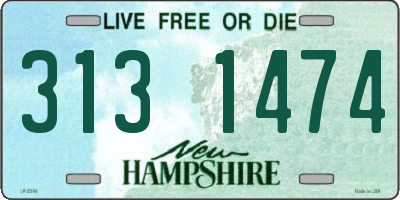 NH license plate 3131474