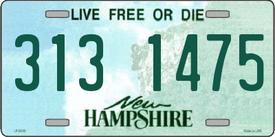 NH license plate 3131475
