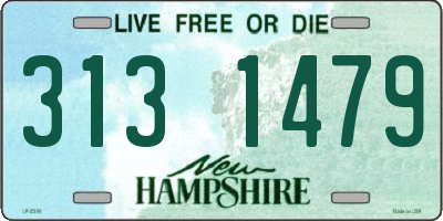 NH license plate 3131479