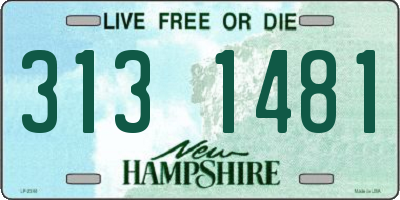 NH license plate 3131481