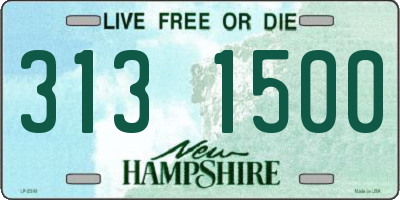 NH license plate 3131500