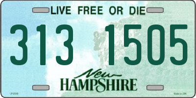 NH license plate 3131505