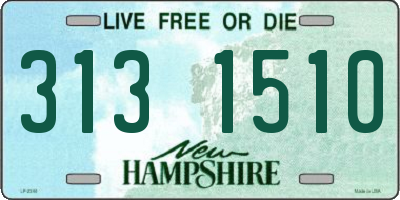 NH license plate 3131510