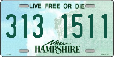 NH license plate 3131511