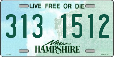 NH license plate 3131512