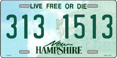 NH license plate 3131513