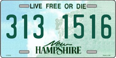 NH license plate 3131516